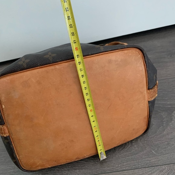 Authentic Louis Vuitton bag handbag shopper tote leather monogram brown tan LV - Picture 10 of 16